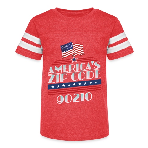 90210 Americas ZipCode Merchandise - Kid's Vintage Sports T-Shirt