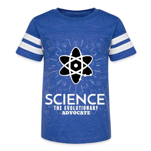 Science The Evolutionary Advocate White Design - Kid's Football Tee