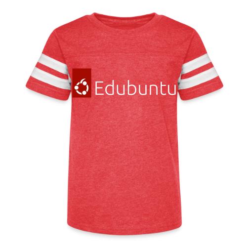 Edubuntu Logo 2023 - White - Kid's Football Tee