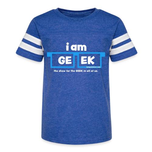 iamGEEK LOGO - Kid's Football Tee