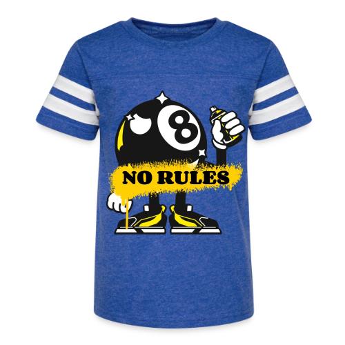No Rules 8 Ball - Kid's Football Tee