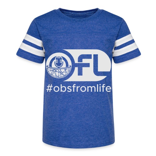 Observations from Life Logo with Hashtag - Kid's Football Tee