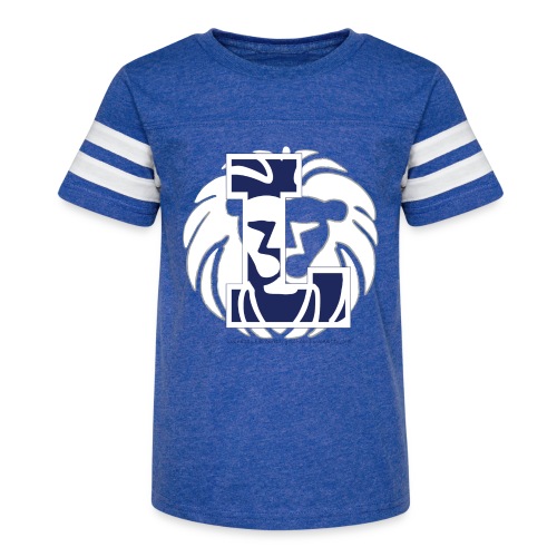 L is for Lion - Kid's Vintage Sports T-Shirt