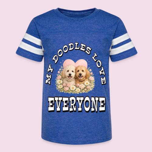 My Doodles Over Everyone - Kid's Football Tee