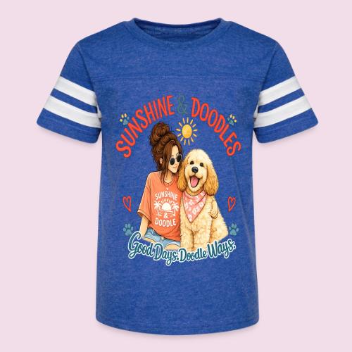 Sunshine & Doodles – Good Days, Doodle Ways - Kid's Football Tee