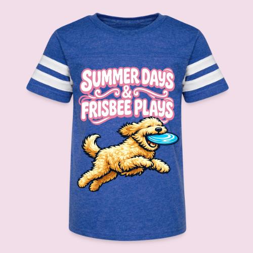Summer Days & Frisbee Plays - Kid's Football Tee