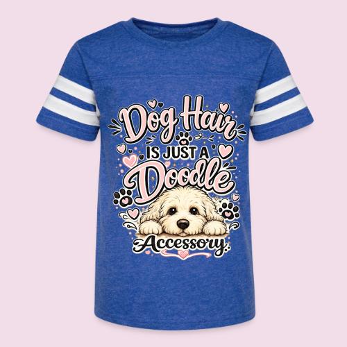 Dog Hair Is Just a Doodle Accessory - Kid's Football Tee