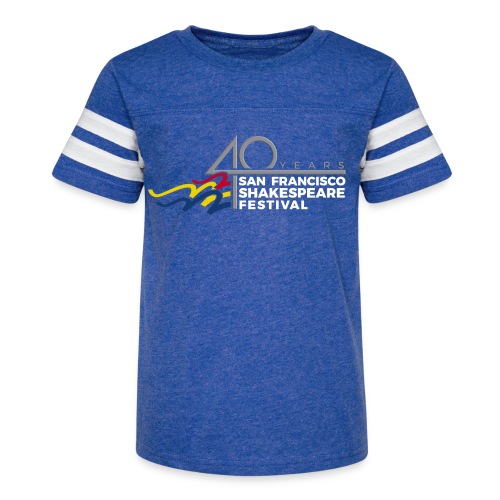 SFSF 40th Anniversary Logo - Kid's Vintage Sports T-Shirt