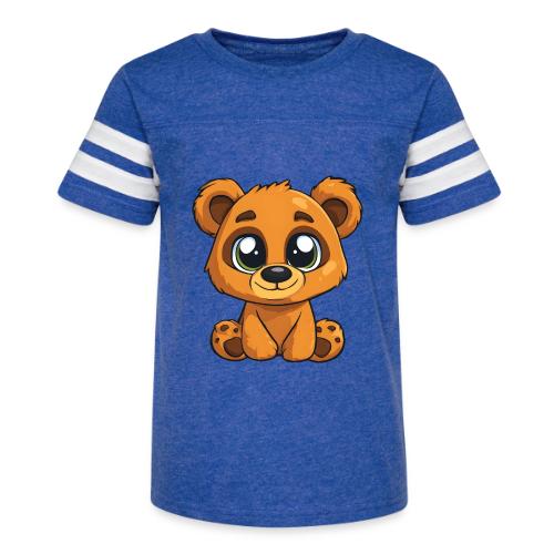 Smiling Sitting Baby Bear - Kid's Football Tee