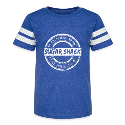 Shack logo White - Kid's Vintage Sports T-Shirt