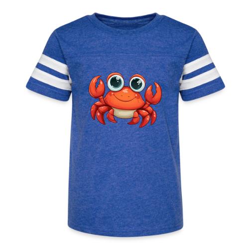 Cute Cartoon Baby Crab - Kid's Football Tee