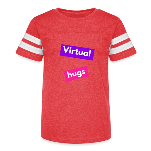 Virtual hugs - Kid's Vintage Sports T-Shirt