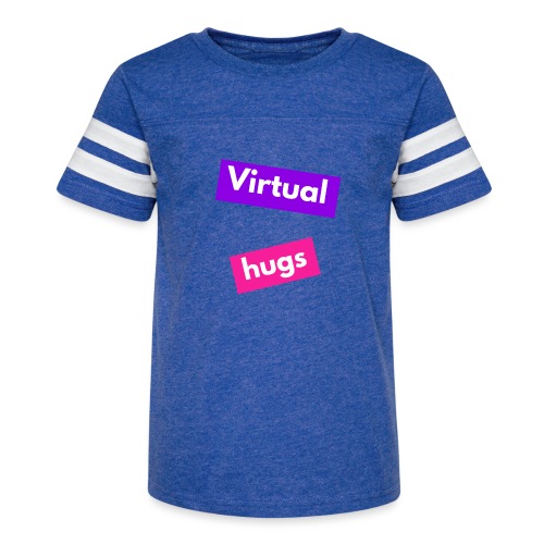 Virtual hugs - Kid's Football Tee