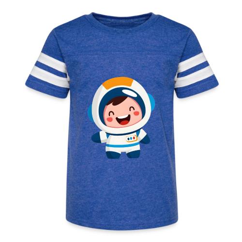 Joyful Baby Astronaut - Kid's Football Tee