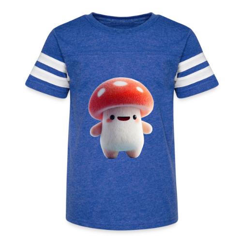 Mushroom: Red Forest Friend - Kid's Football Tee
