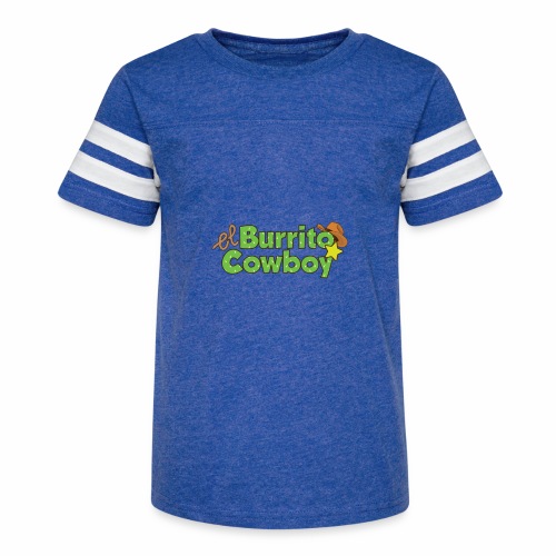 El Burrito Cowboy LOGO - Kid's Vintage Sports T-Shirt