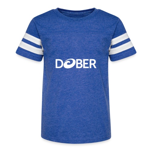 Dober White Logo - Kid's Vintage Sports T-Shirt