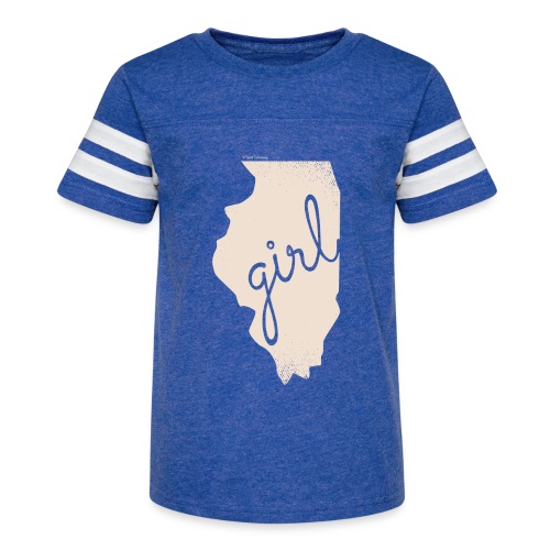 Illinois Girl Product - Kid's Vintage Sports T-Shirt