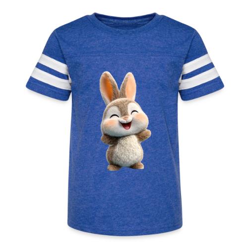 Joyful Baby Rabbit - Kid's Football Tee