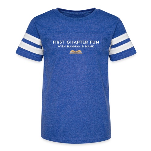 First Chapter Fun swag - Kid's Vintage Sports T-Shirt