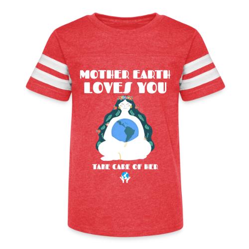 Mother Earth - Kid's Football Tee