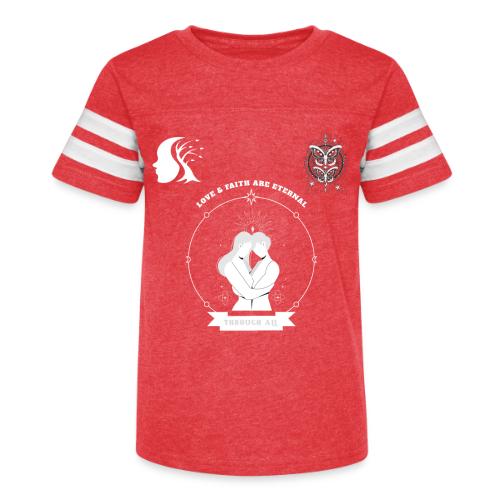 Love & Faith - Kid's Football Tee