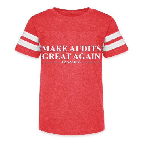 MAGA MAKE AUDITS GREAT AGAIN - Kid's Football Tee