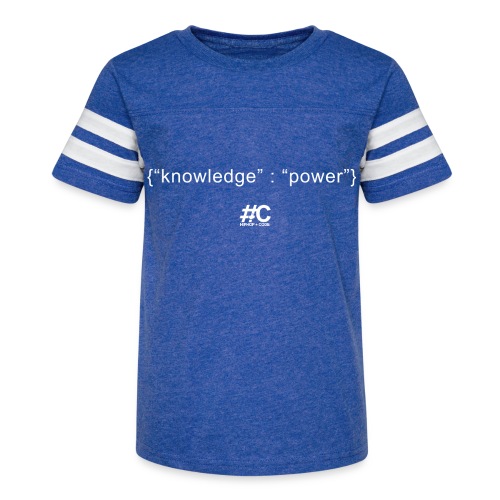 knowledge is the key - Kid's Vintage Sports T-Shirt