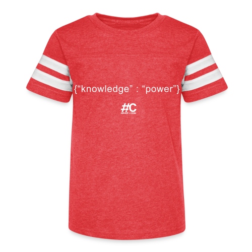 knowledge is the key - Kid's Vintage Sports T-Shirt