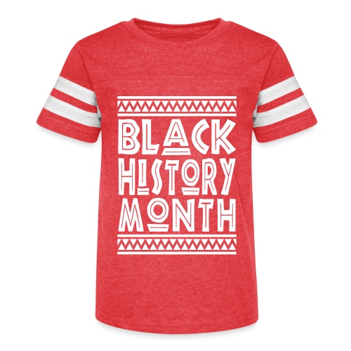 Black History Month 2016 - Kid's Vintage Sports T-Shirt