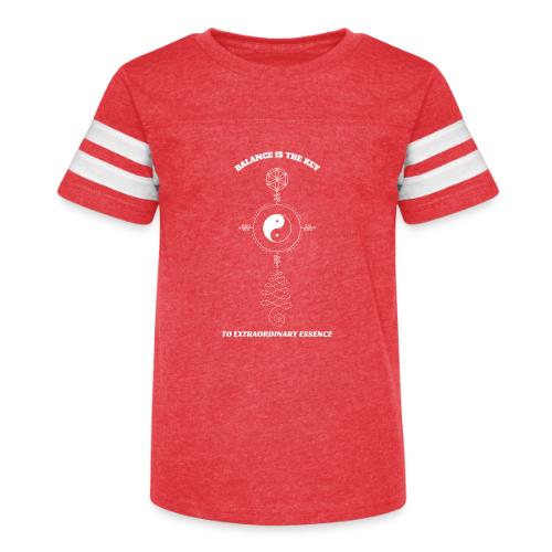 Balance is The Key To Extraordinary Essence - Kid's Football Tee
