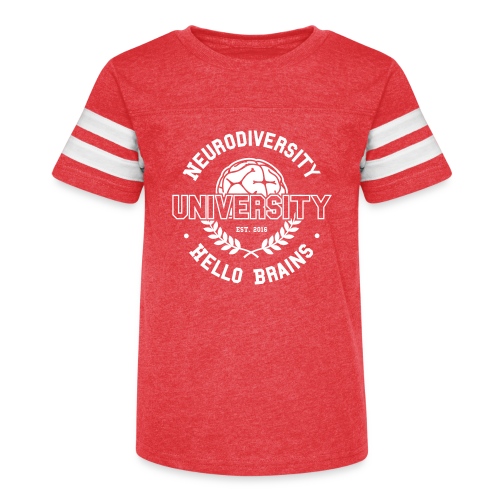 Neurodiversity University - Kid's Vintage Sports T-Shirt