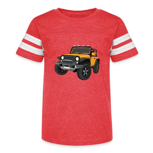Wrangler 4x4 Yellow - Kid's Football Tee
