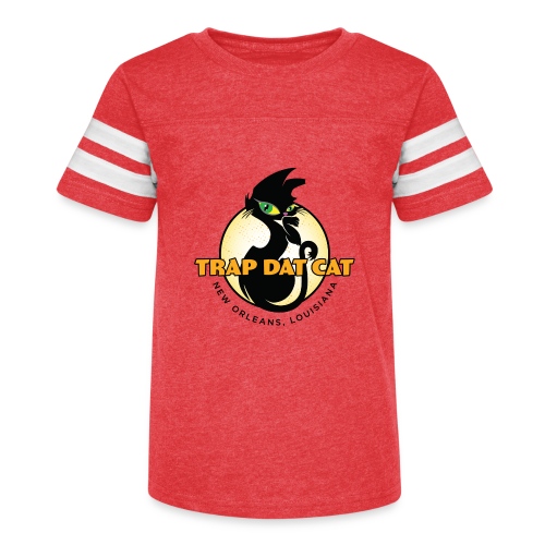 Trap Dat Cat Official Logo - Kid's Football Tee