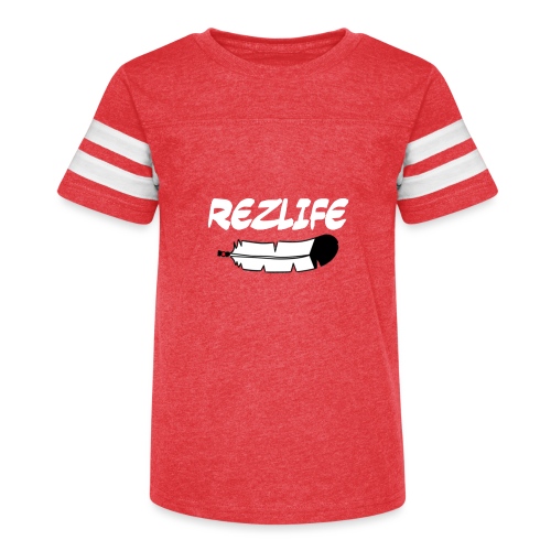 Rez Life - Kid's Vintage Sports T-Shirt