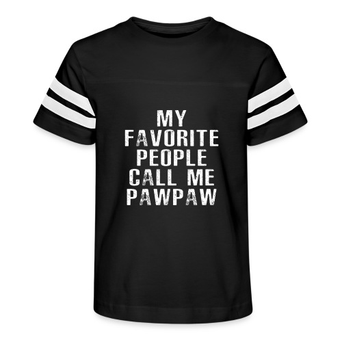 My Favorite People Called me PawPaw - Kid's Vintage Sports T-Shirt