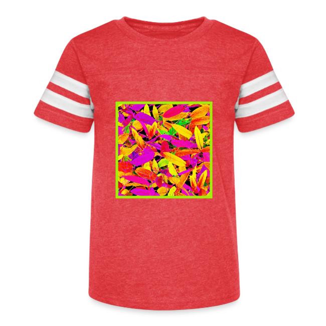 Vibrant NeonLeaf Elegance Pattern