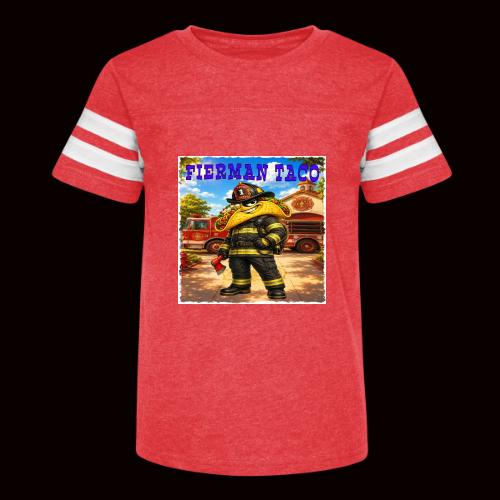 Fireman Taco - Kid's Football Tee