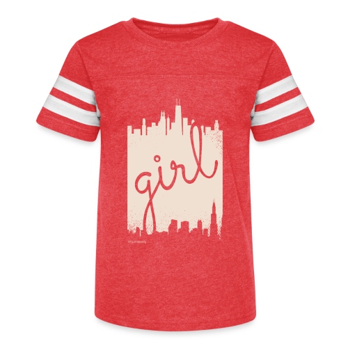 Chicago Girl Product - Kid's Vintage Sports T-Shirt