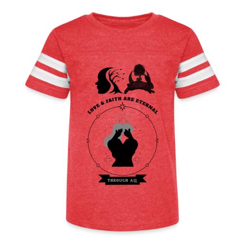 Love & Faith - Kid's Football Tee