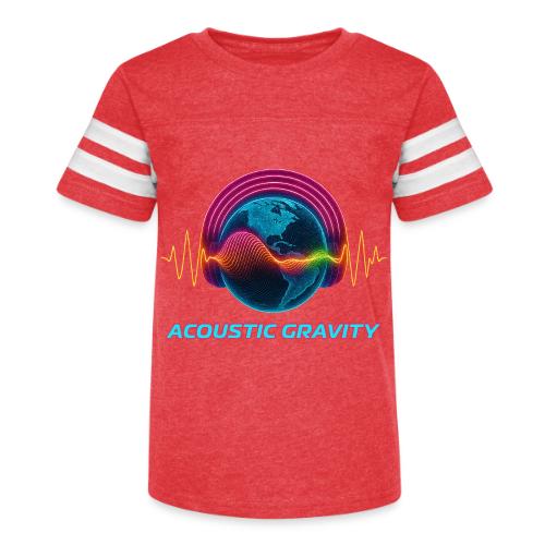 Earth's Headphones - Kid's Football Tee