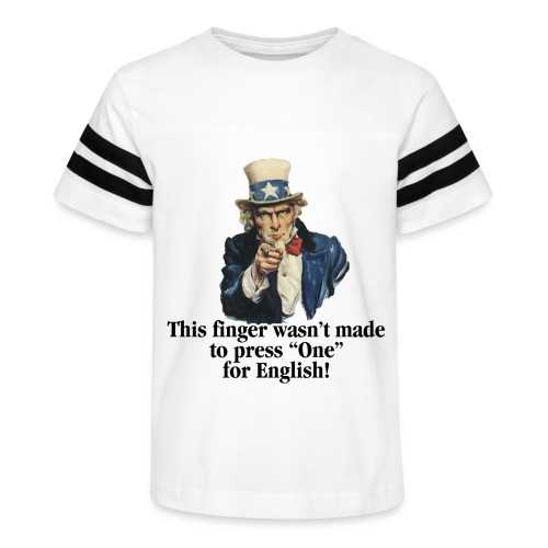 Uncle Sam - Finger - Kid's Vintage Sports T-Shirt