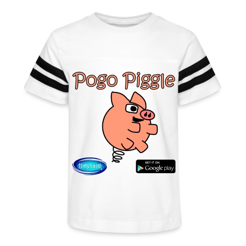 Pogo Piggle - Kid's Vintage Sports T-Shirt