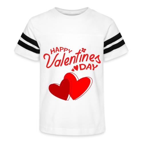 Heart design, Love, Valentine's Day, February 14 - Kid's Football Tee