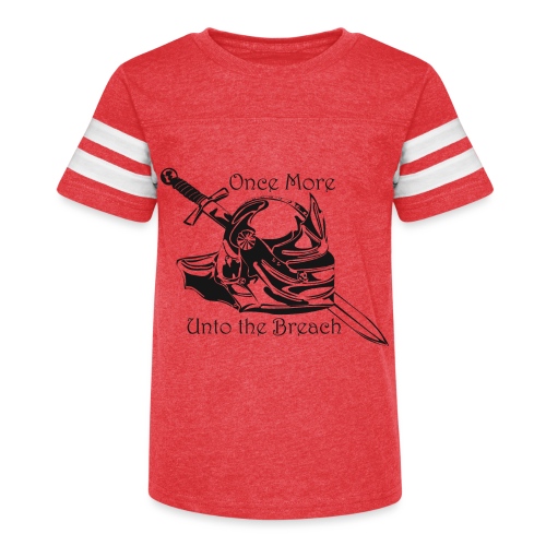 Once More... Unto the Breach Medieval T-shirt - Kid's Vintage Sports T-Shirt
