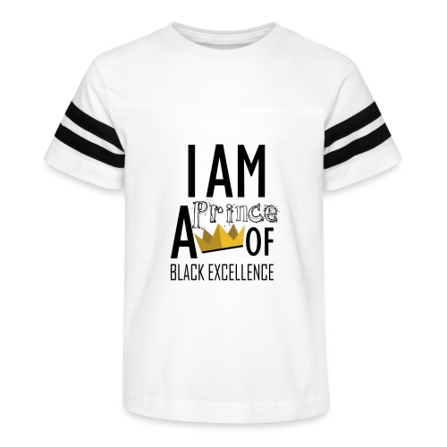 I AM A PRINCE OF BLACK EXCELLENCE - Kid's Football Tee