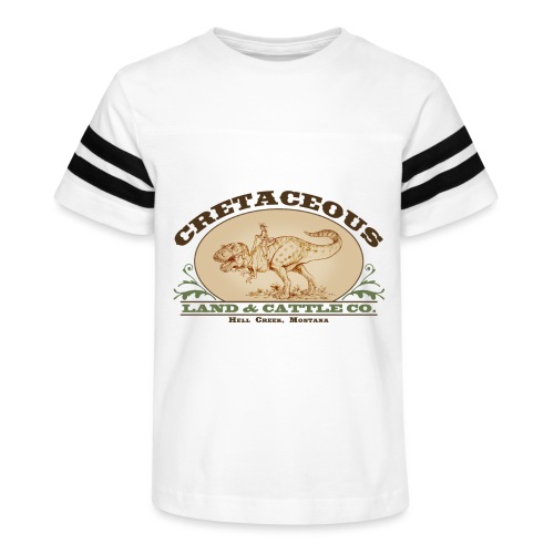 Cretaceous Land and Cattle Co, - Kid's Vintage Sports T-Shirt