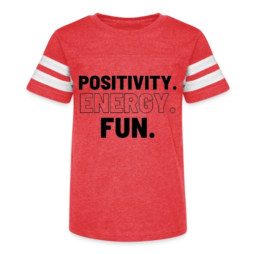 Positivity Energy and Fun Lite - Kid's Football Tee