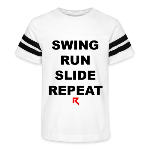 Swing Run Slide Repeat (Official Ruth Clothing) - Kid's Football Tee