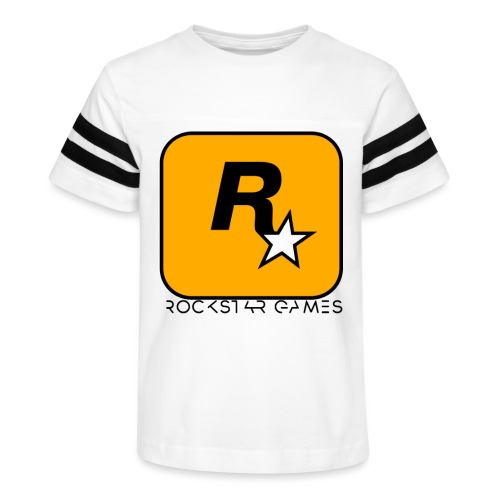 Custom Rockstar Logo - Kid's Football Tee